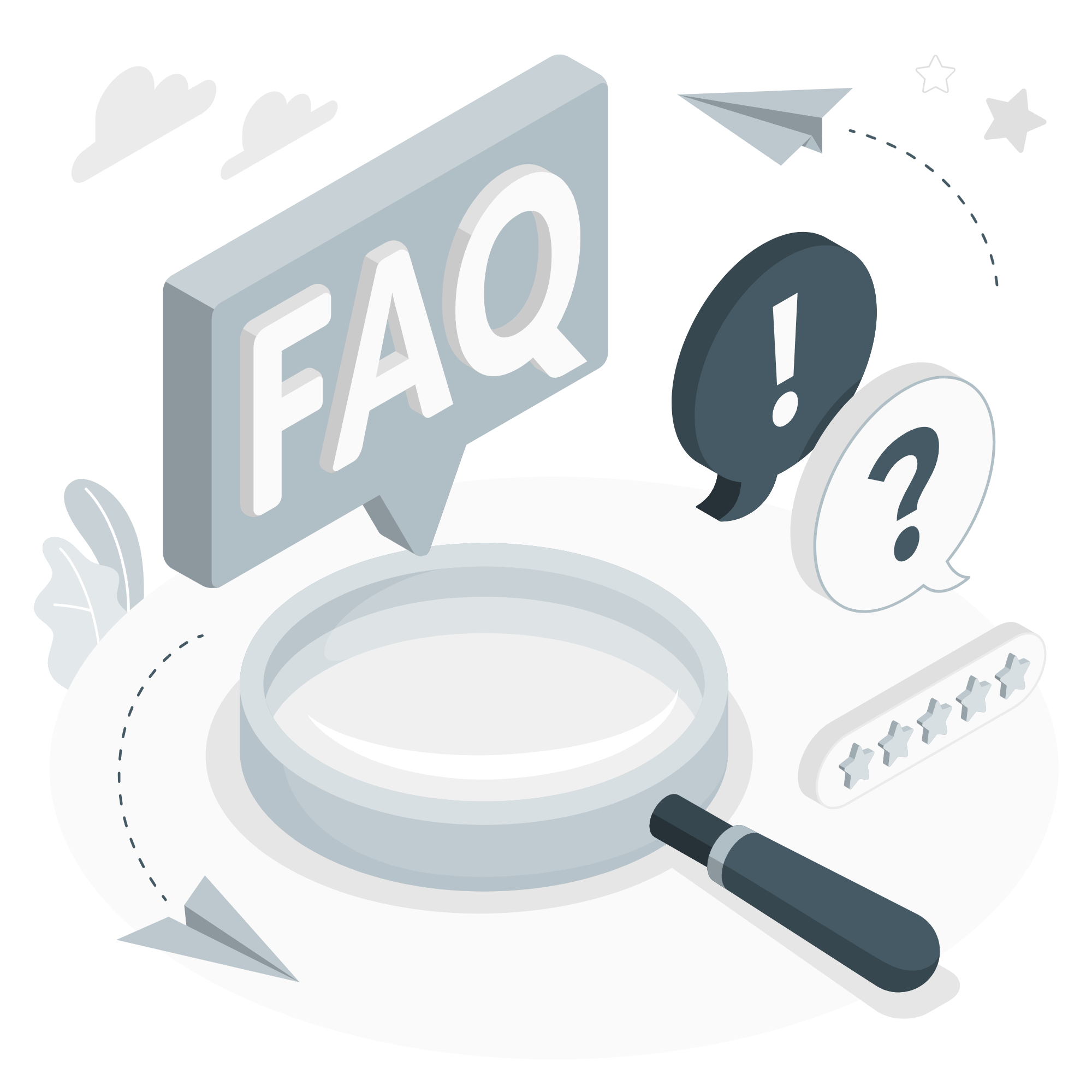 E-commerce FAQ Illustration
